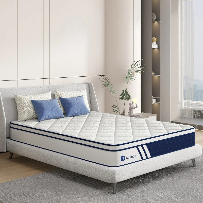 Avenco 10'' Cooling Gel Medium Hybrid Mattress