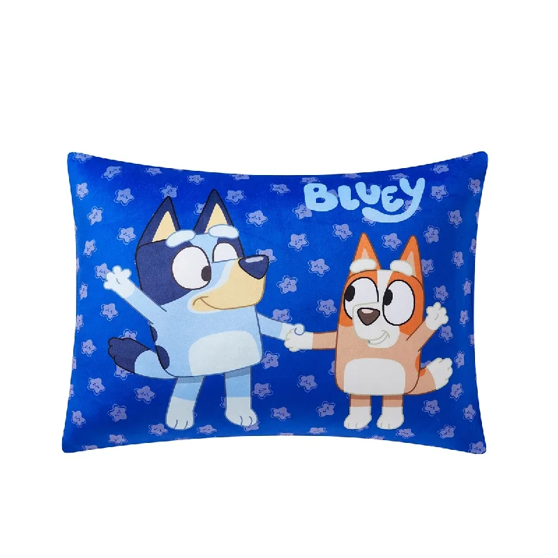 Bluey and Bingo Reversible 20" x 26" Bed Pillow