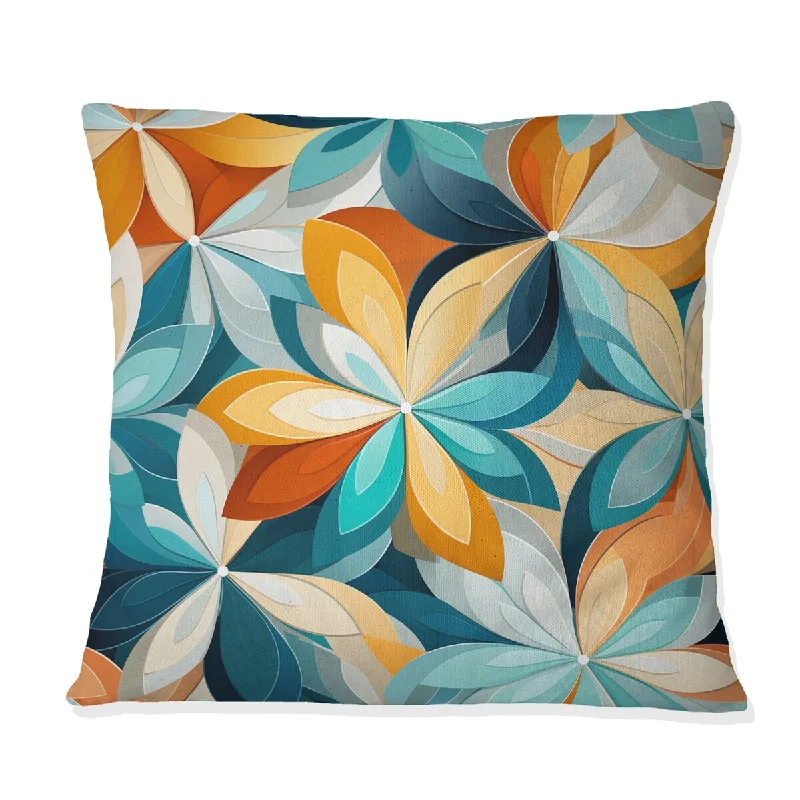 Designart "Inner Harmony Exploration Mediation I" Geometric Printed Throw Pillow