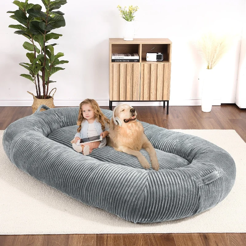 Eie Giant Dog Bed Washable Human Size Bed With Removable Cover