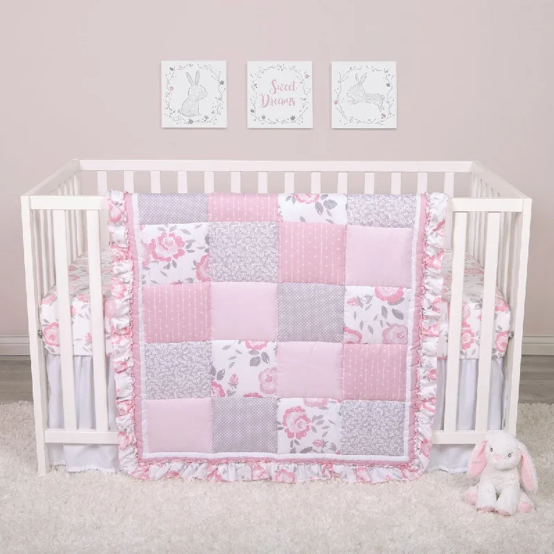 Emma 4 Piece Crib Bedding Set