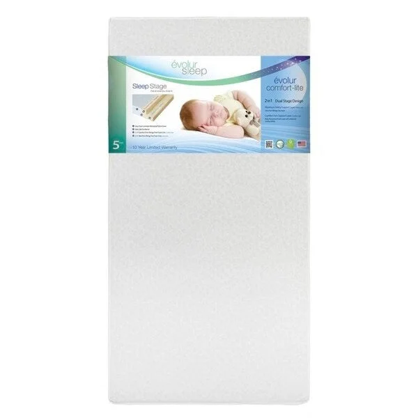 Evolur Sleep Breathable Dual Stage Comfort-Lite 5" Foam Mattress