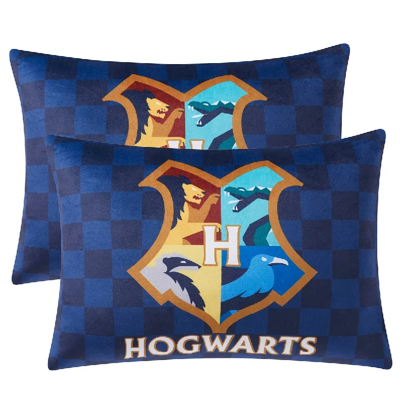 Hogwarts Harry Potter Reversible 20" x 26" Bed Pillow 2 Pack