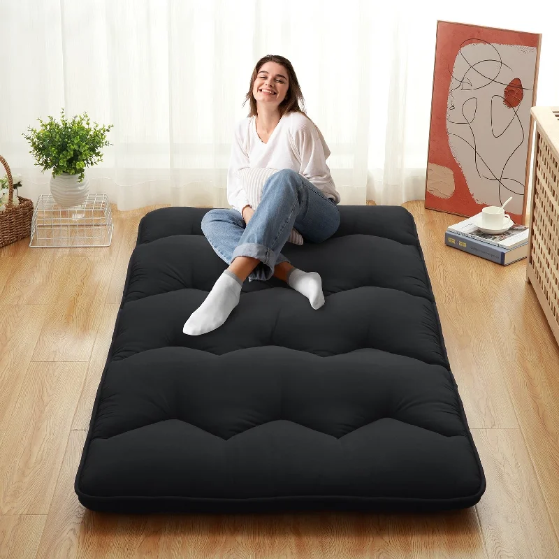 Japanese Futon Floor Mattress, Japanese Style Floor Mattress Sleeping Mattress Pad Tatami Mat