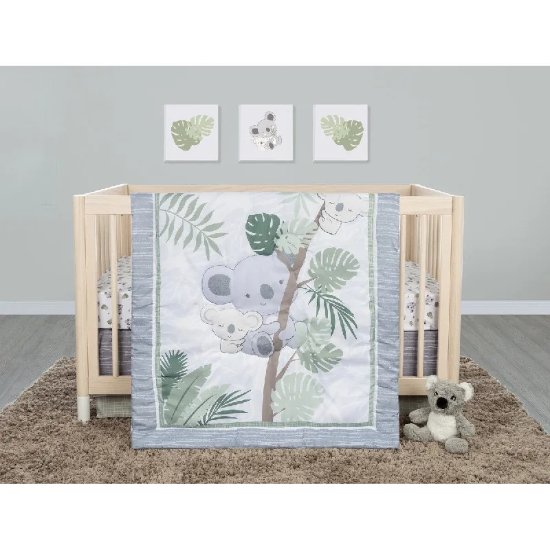 Koala Love 4 Piece Crib Bedding Set