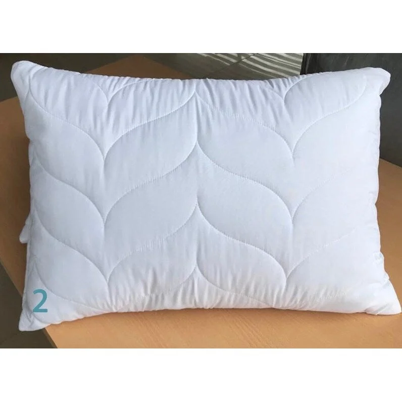 Laura Benasse Queen Size Sapphire Plus Capitone Bed Pillows for Side Back & Stomach Sleepers Microfiber Washable - White