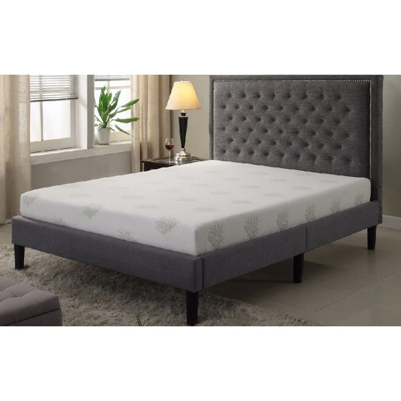 Layered Reversible 8-inch Full-size Latex and Memory Foam Mattress