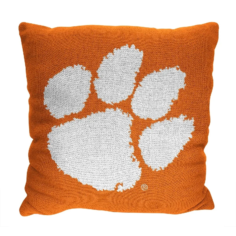 NCAA Clemson Tigers Invert 20 Inch Pillow