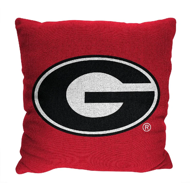 NCAA Georgia Bulldogs Invert 20 Inch Pillow