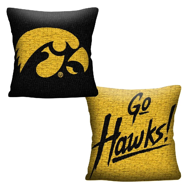 NCAA Iowa Hawkeyes Invert 20 Inch Pillow