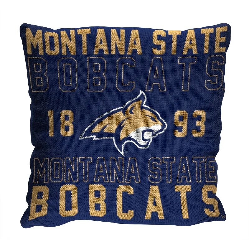 NCAA Montana State Bobcats Stacked 20 Inch Pillow