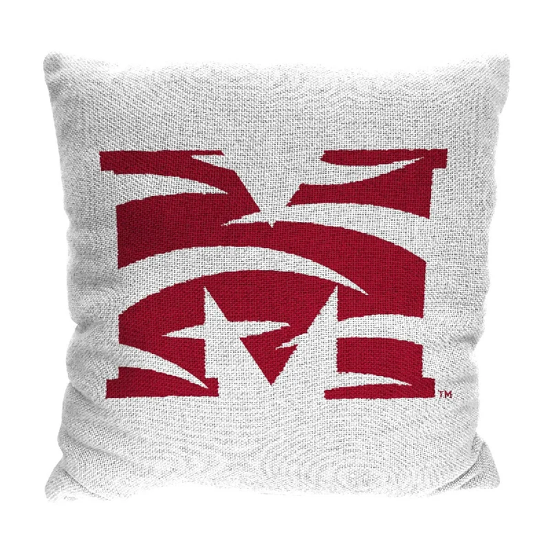 NCAA Morehouse Maroon Tigers Homage 20 Inch Jaquard Pillow