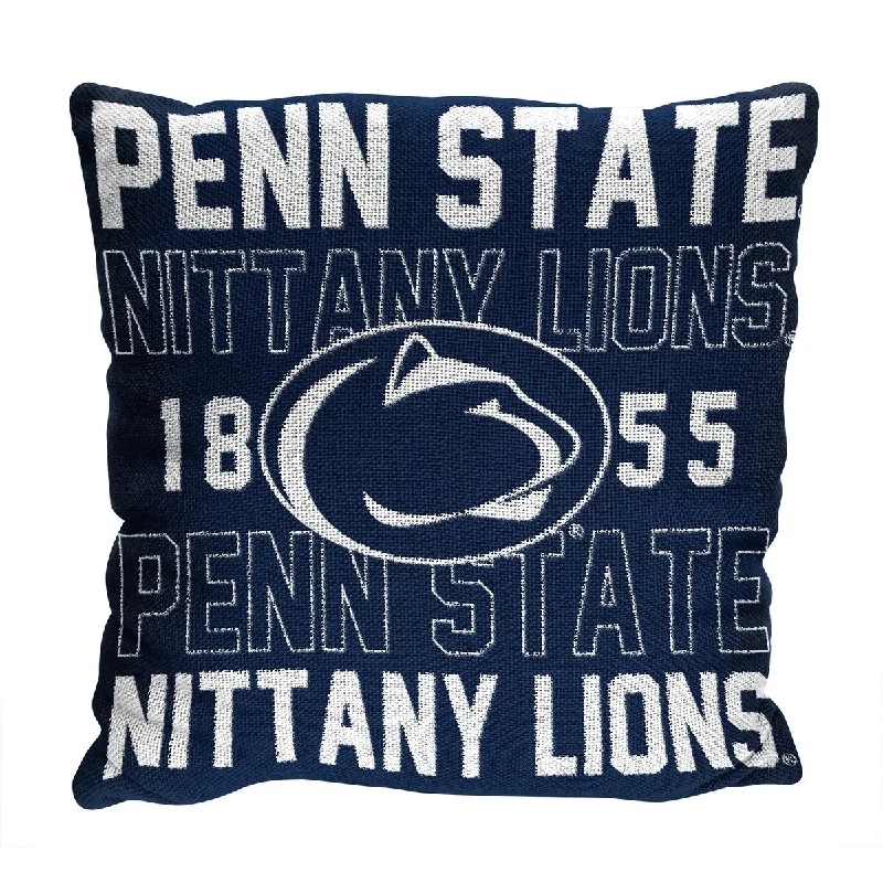 NCAA Penn State Nittany Lions Stacked 20 Inch Pillow