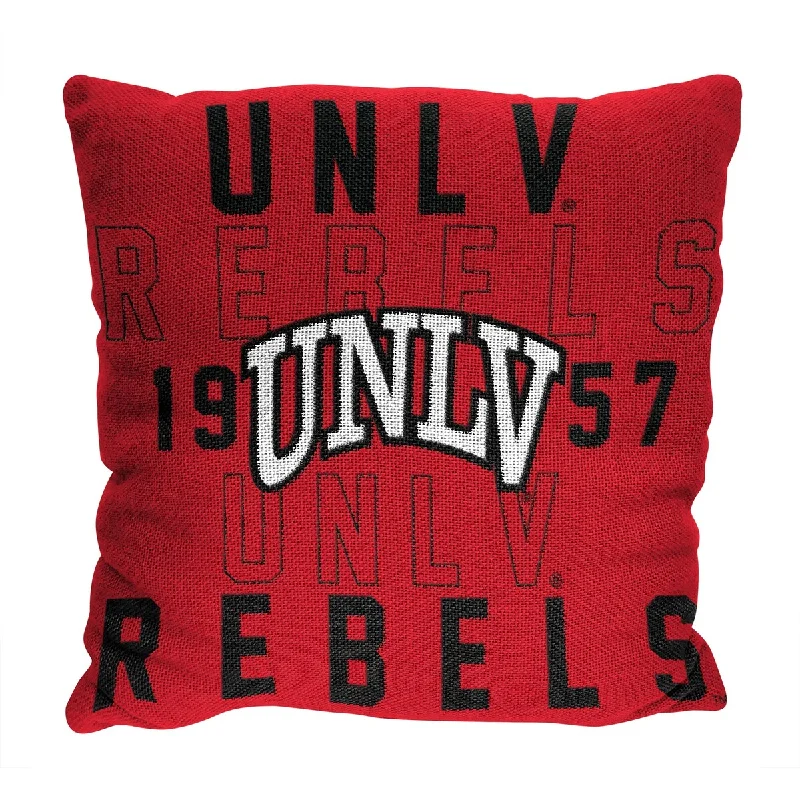 NCAA UNLV Rebels Stacked 20 Inch Pillow