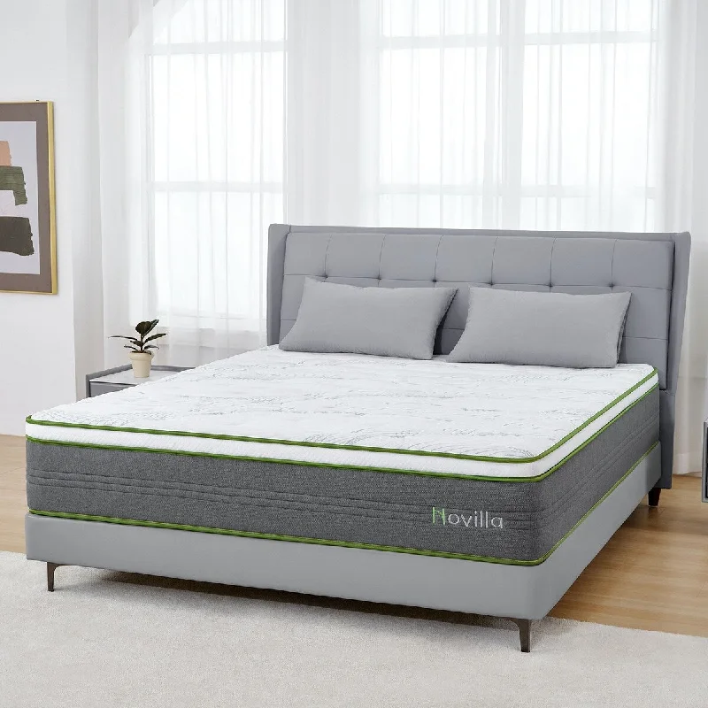 Novilla 10-inch Gel Memory Foam Hybrid Pocket Springs Mattress