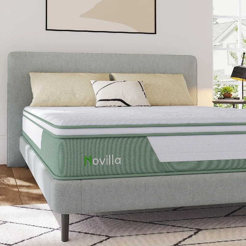 Novilla 12-inch Gel Memory Foam and Pocket Spring Hybrid Mattress