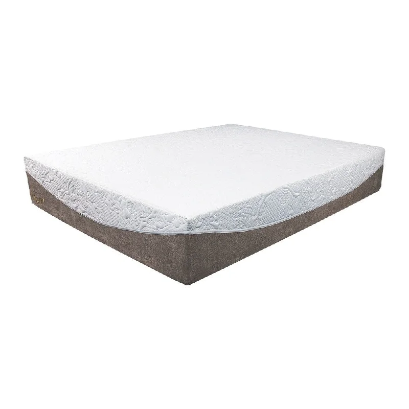 Oasis California King Non Flip 10 Inches Memory Foam/ Gel Infused Mattress