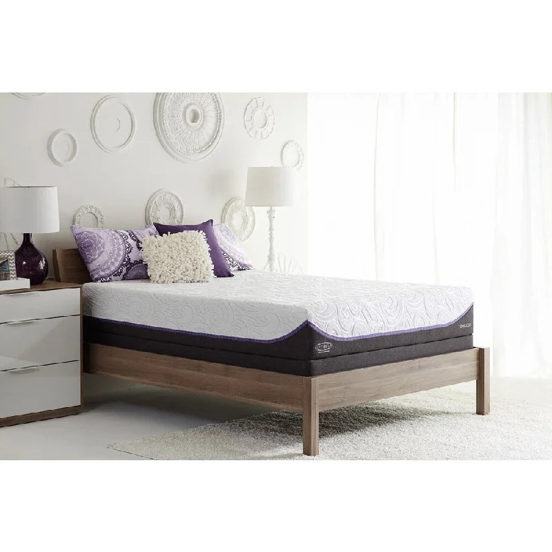 Optimum by Sealy Posturepedic Inspiration Gold Plush Full-size Mattress - White/Black