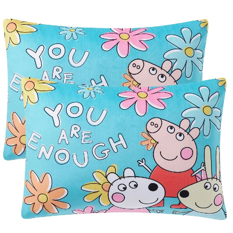 Peppa Pig Reversible 20" x 26" Bed Pillow 2 Pack