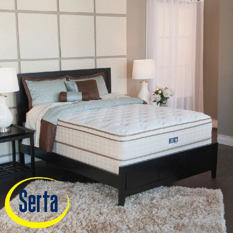 Serta Bristol Way Euro-top King-size Mattress and Box Spring Set