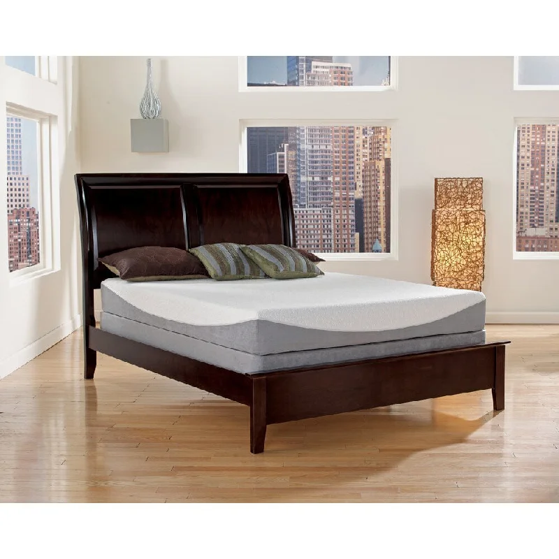 Sleep Sync 10-inch Cal King-size Gel Infused Memory Foam Mattress