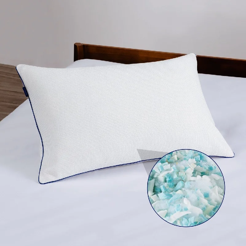 Subrtex Adjustable Shredded Memory Foam Bed Pillow