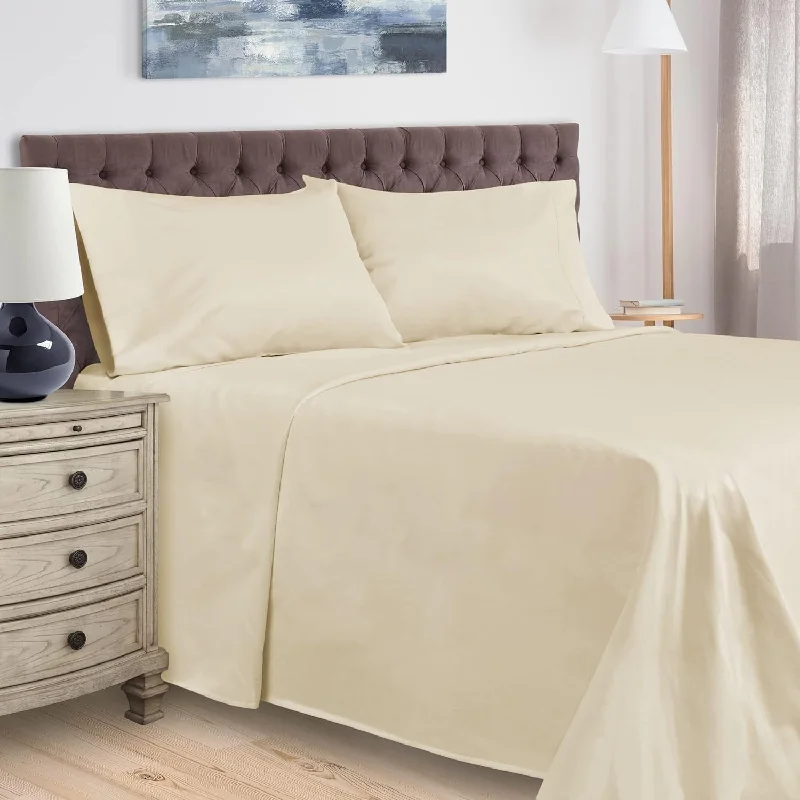 Superior 400 Thread Count Egyptian Cotton Sateen Bed Sheet Set