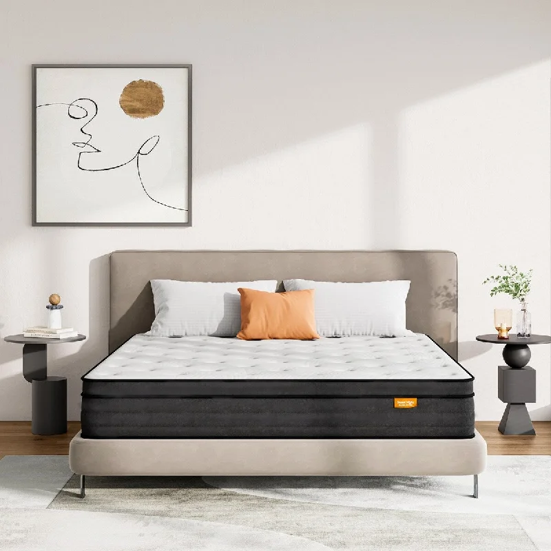 Sweetnight Twilight 12" Gel Memory Foam Mattress Hybrid Mattress