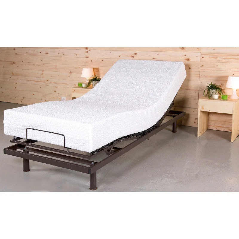 T-Motion Adjustable Dual Firmness Reversible 10-inch Twin XL-size Foam Mattress