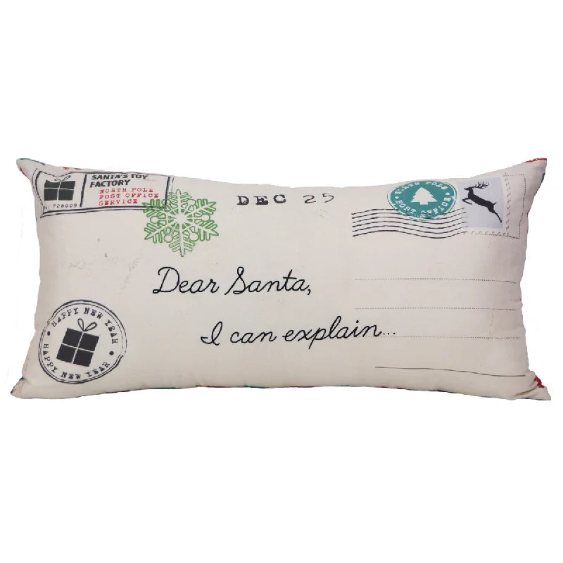 'Tis the Season "Letter to Santa" Decorative pillow by Donna Sharp