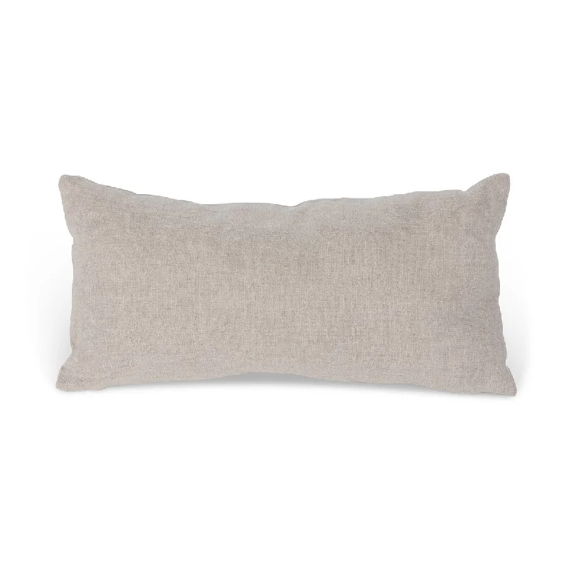 "Wanderer" Appliqued Linen Pillow