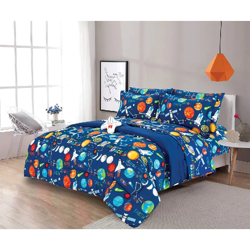 6 PCS Twin Size Kids Boys Teens Comforter Set