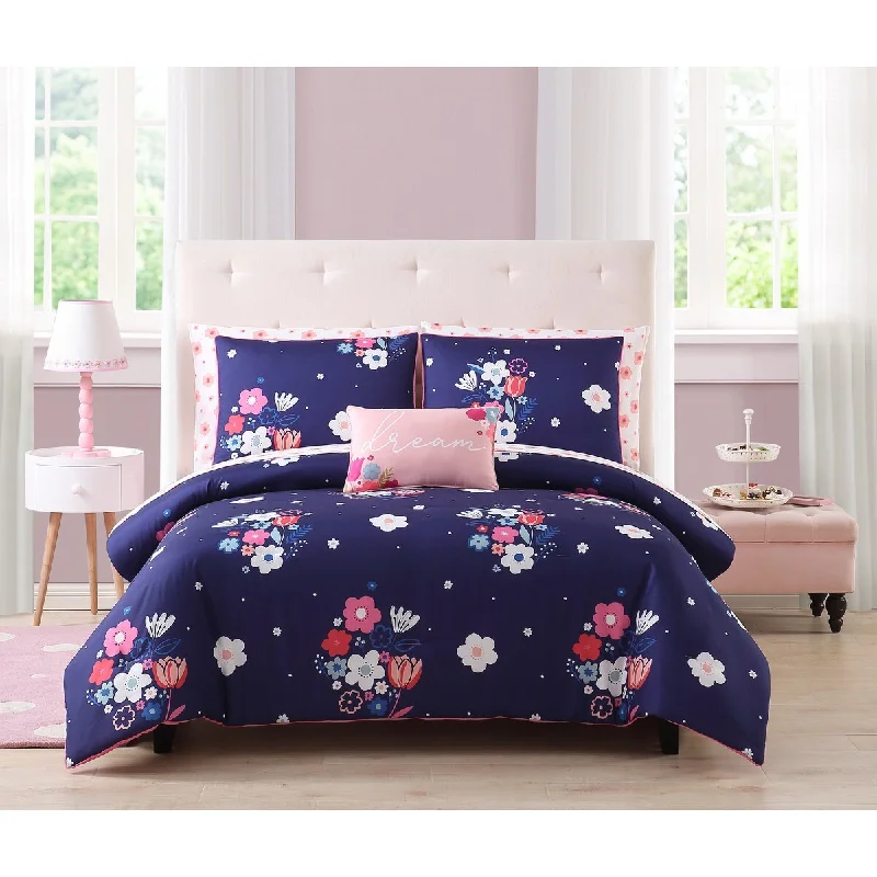 Asher Home Kids Melissa Floral Comforter Set