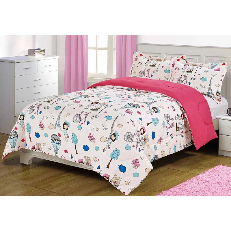 Bonjour Paris Oversized 3-piece Comforter Set