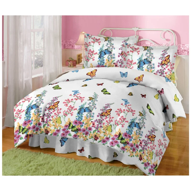 Butterfly Collage 4-piece Comforter Set