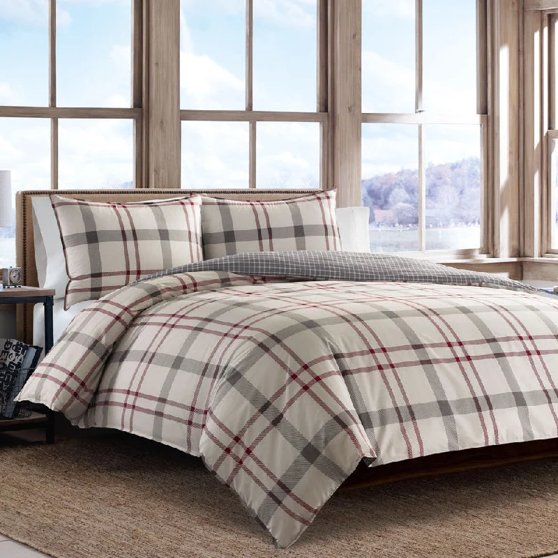 Eddie Bauer Portage Bay Cotton Duvet Cover Set