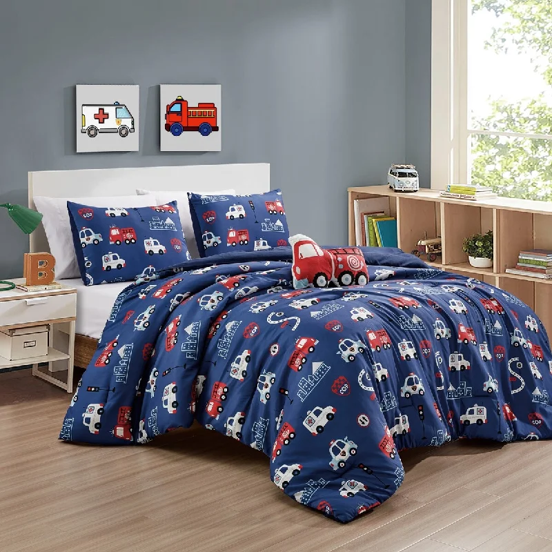 Firetruck Twin/Full size comforter set