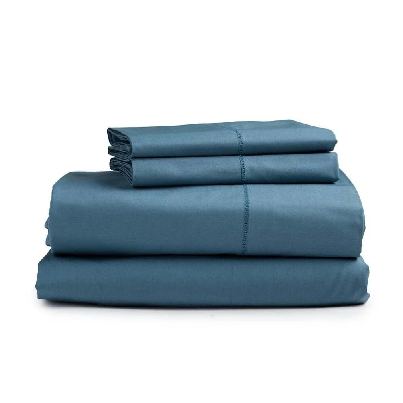 Full Signature Cotton Percale Sheet Set - Blue Spruce