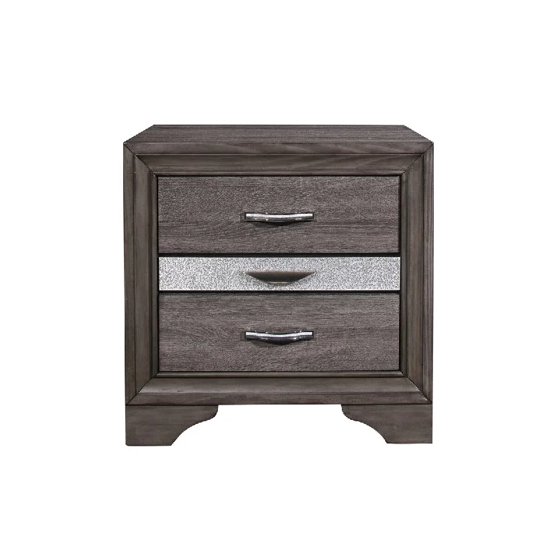 Global Furniture USA Seville Grey Nightstand