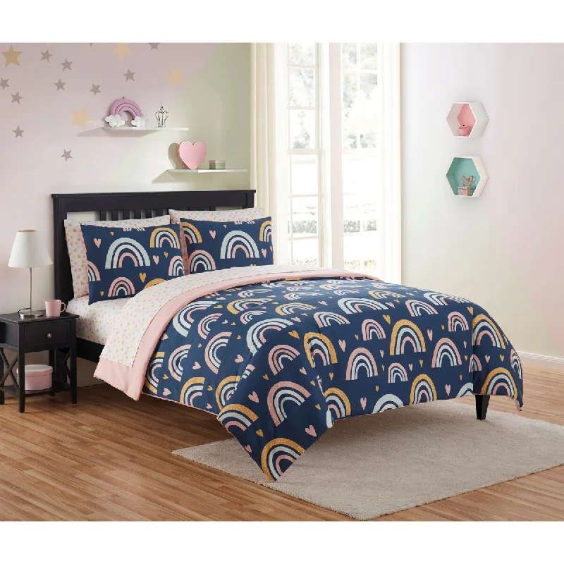 Kute Kids Harper Rainbows Comforter Set