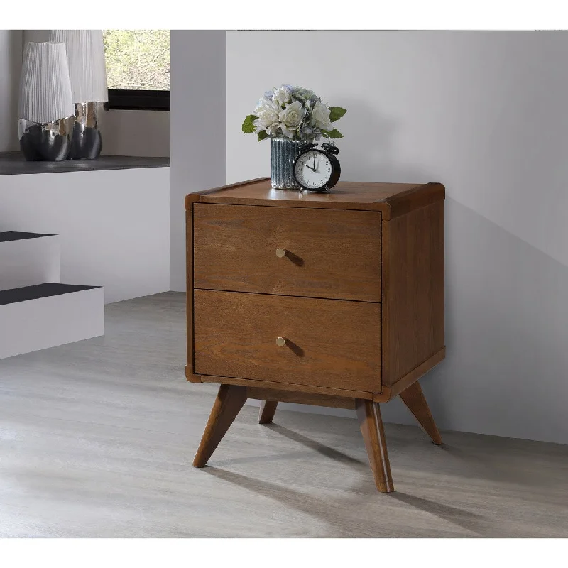 Meredith 2-drawer Nightstand with Tapered Legs, 16''L*19''W*25''H