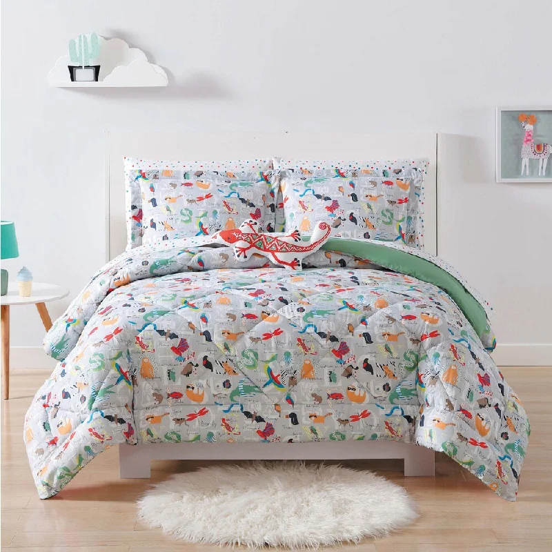 My World Animal Alphabet 3-piece Comforter Set