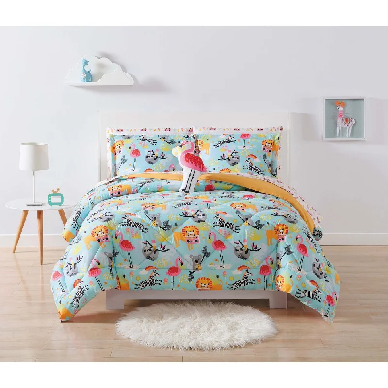 My World Party Animals 3-piece Comforter Set