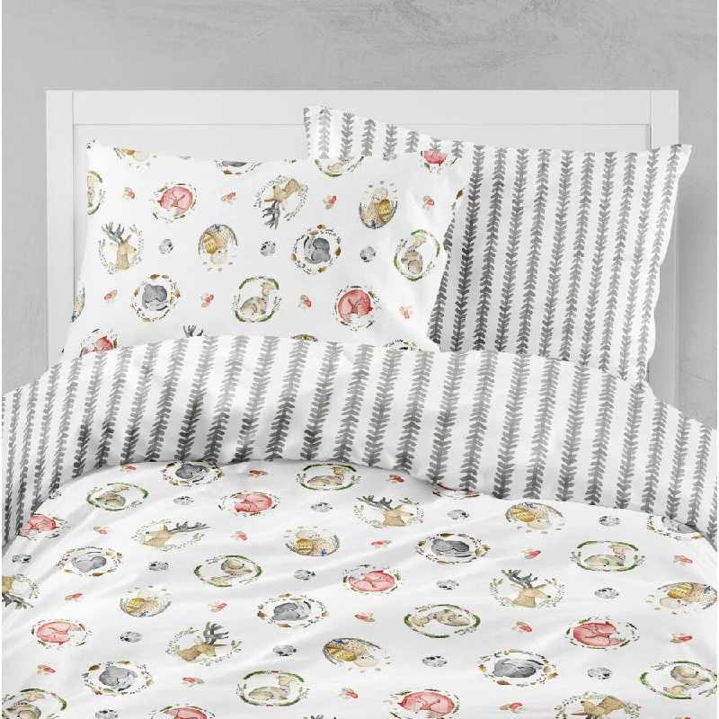 Oliver Gal Signature Collection Woodland Critters Duvet