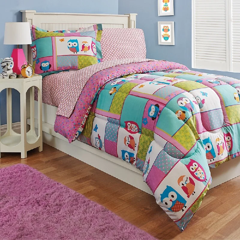 Owl Comforter Set - Multi