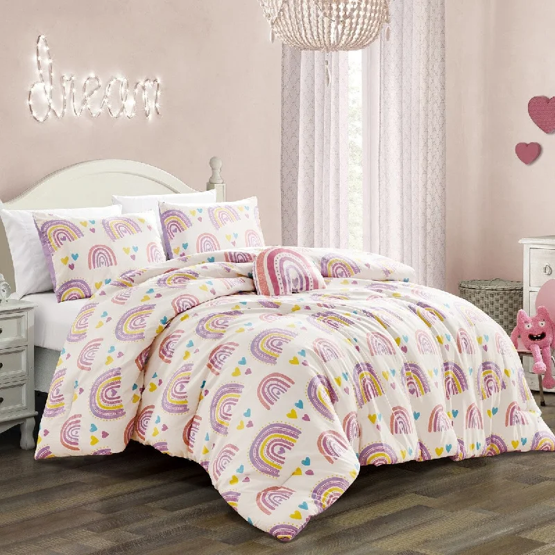 Rainbow Twin/Full size comforter set