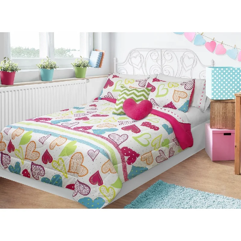 Sweet Hearts 3-piece Comforter Set