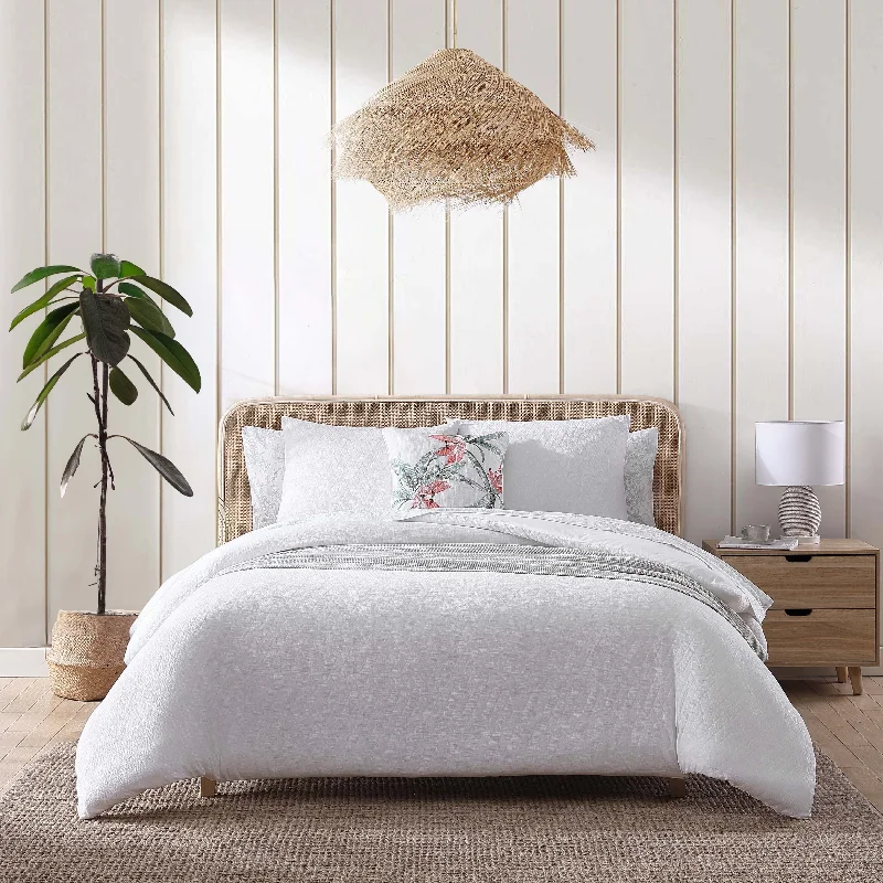 Tommy Bahama Wicker Solid White Comforter Set