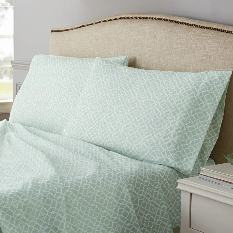 Traditions by Waverly Lovely Lattice Sheet Set