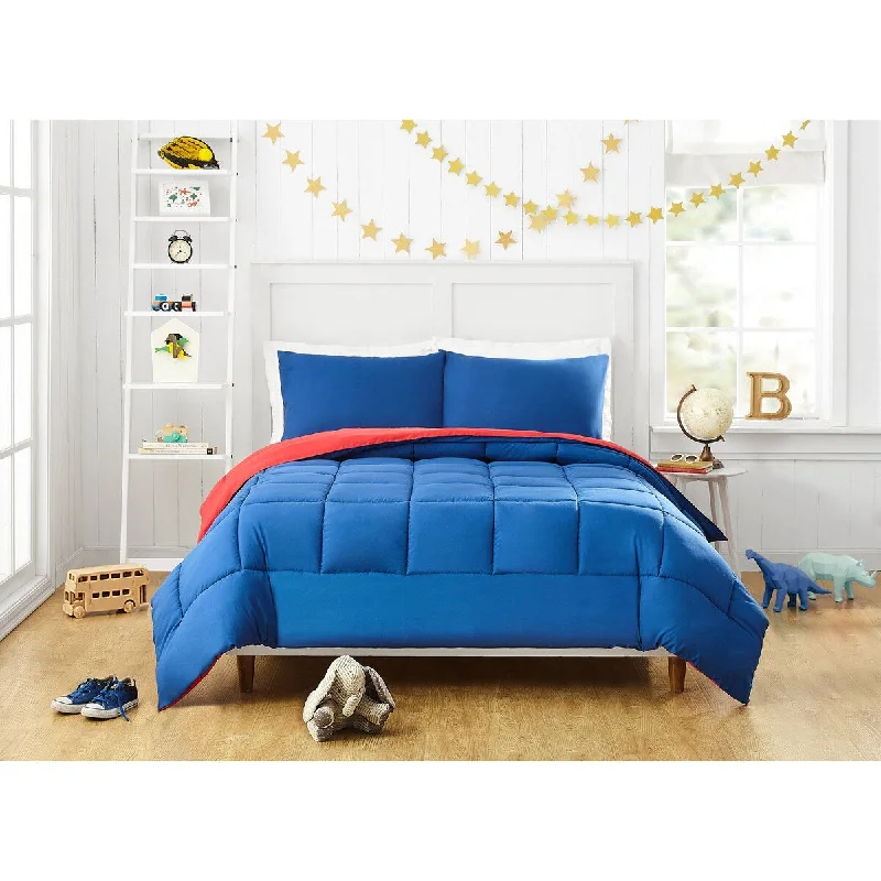 Urban Playground Peyton Blue/Red Comforter Set